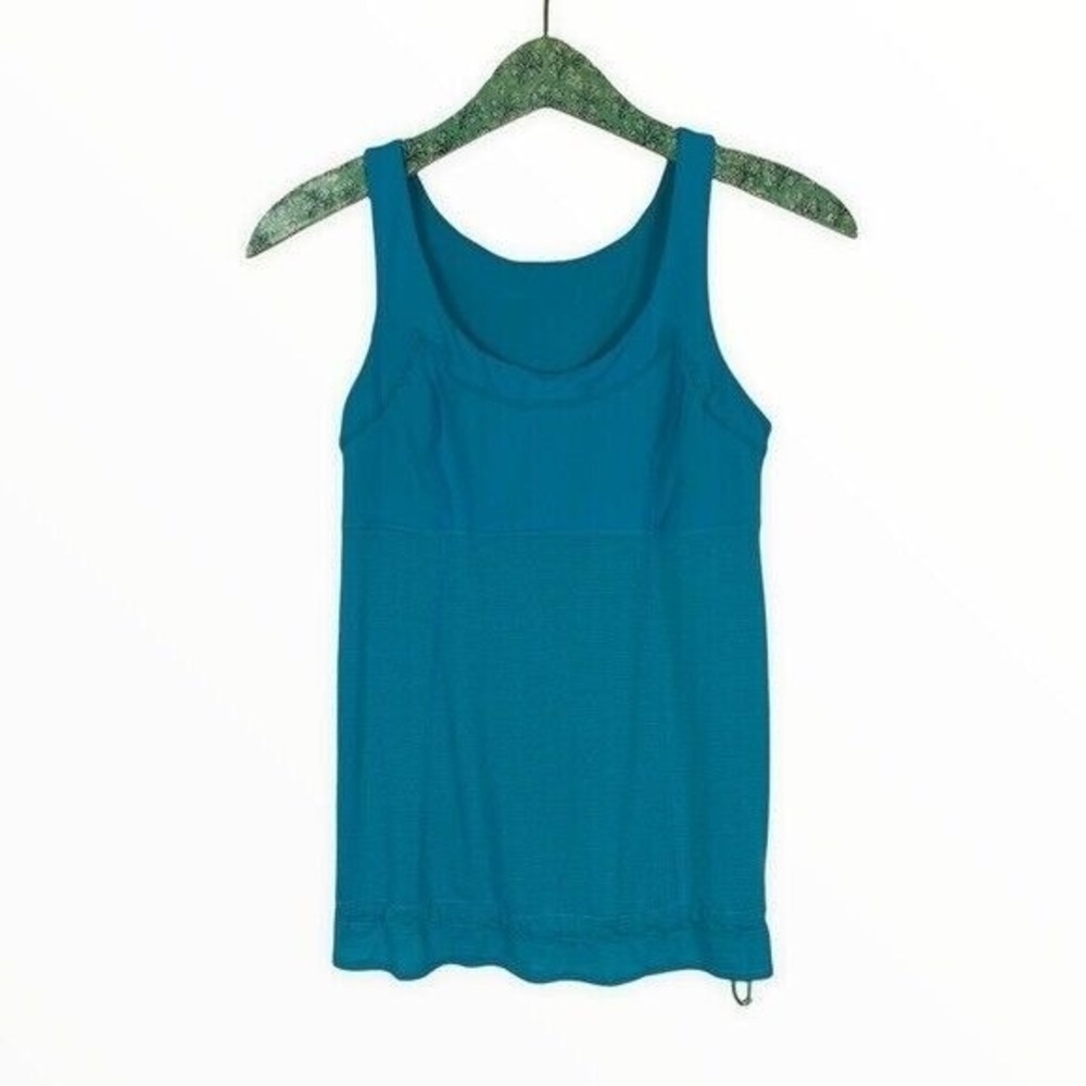 Lululemon Tank Top 6 Blue Racerback Activewear Gym Yoga Athleisure‎